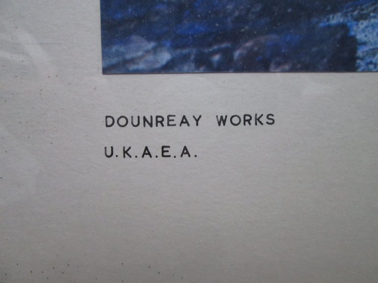 UKAEA Dounreay PFR DFR 2 x framed photo prints nuclear fast reactor Caithness