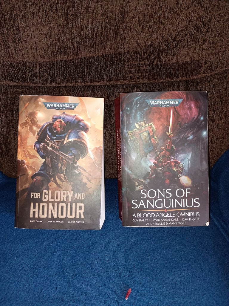 2 x Warhammer 40k Space Marine Omnibus books