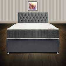✔✔double size bed single size bed frame with memory full foam mattress/