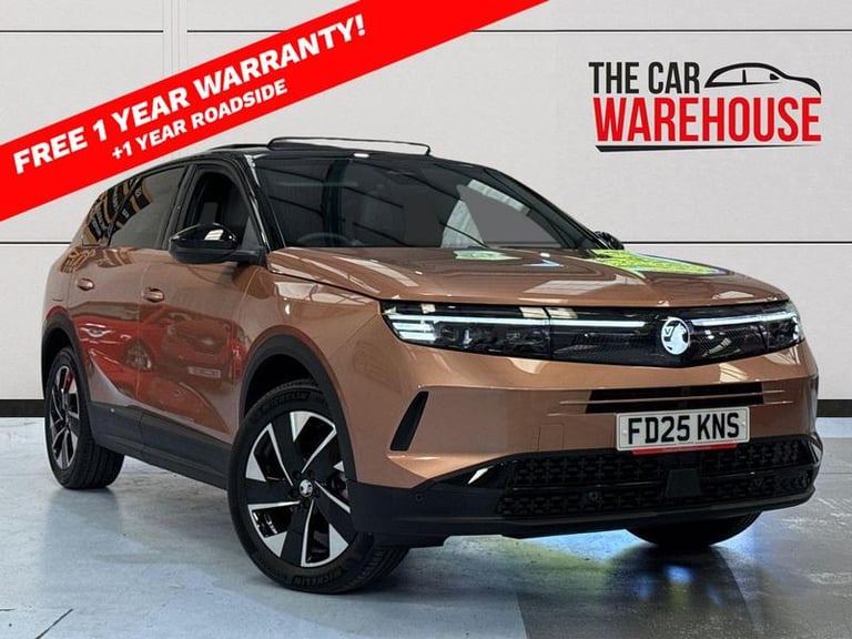 2025 Vauxhall Grandland 1.2 Hybrid [136] Ultimate 5dr e-DCT6 [Pan Roof] Automatic Hatchback Petro...