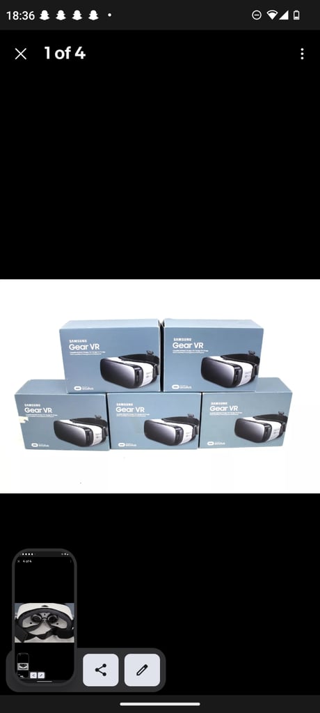Samsung Gear VR headset joblot x5