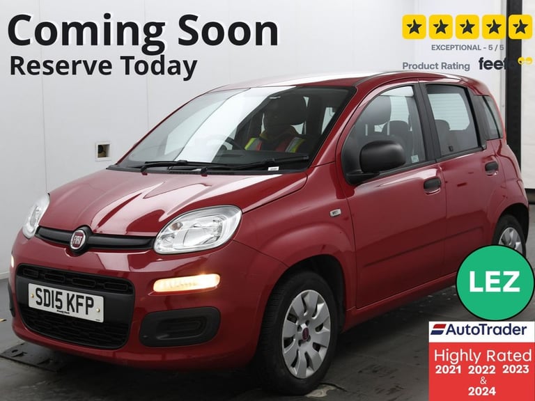 2015 Fiat Panda 1.2 Pop Hatchback 5dr Petrol Manual Euro 6 (69 bhp) Hatchback Petrol Manual