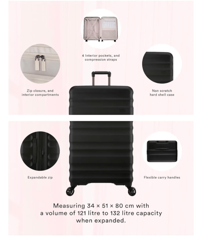 Antler Clifton Large Suitcase (New with tags) 34x51x80