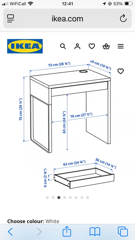 IKEA Micke desk