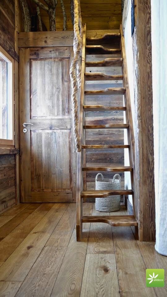 Interior doors made of old wood (solid wood)