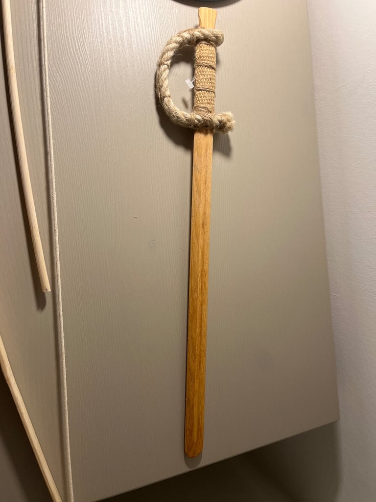 PRICE REDUCTION Wooden toy weapons 