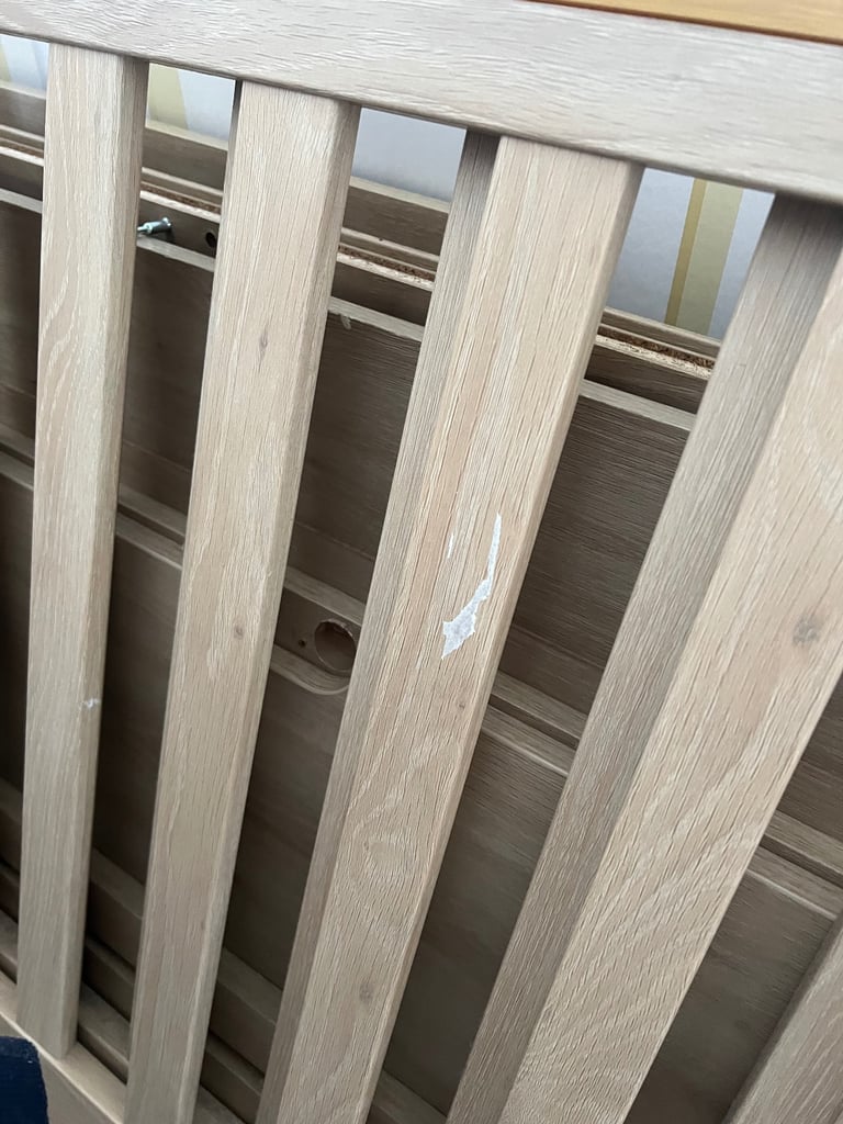 Mamas and papas nursery set - cot, wardrobe, drawers and extras 