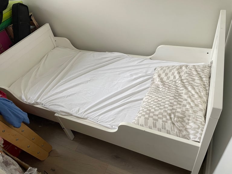 Kids Bed IKEA Sundvik White without Mattress (Adjustable)