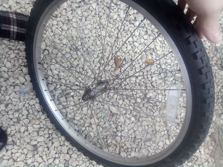 image for 26 inch front wheel good condition 