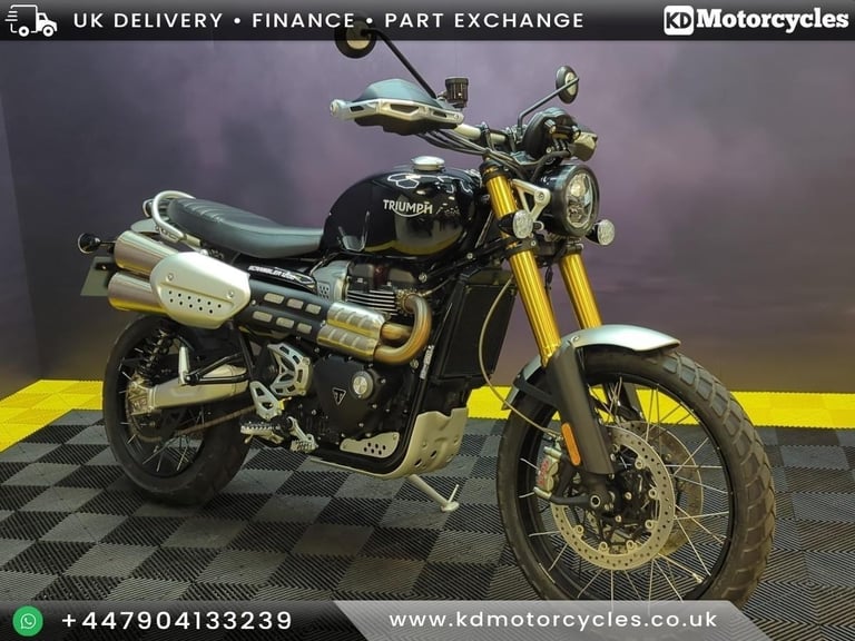 image for Triumph Scrambler 1200 XE Black 2022 Very Low Miles