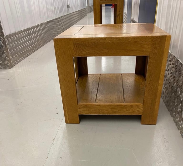 Side tables real oak x2 