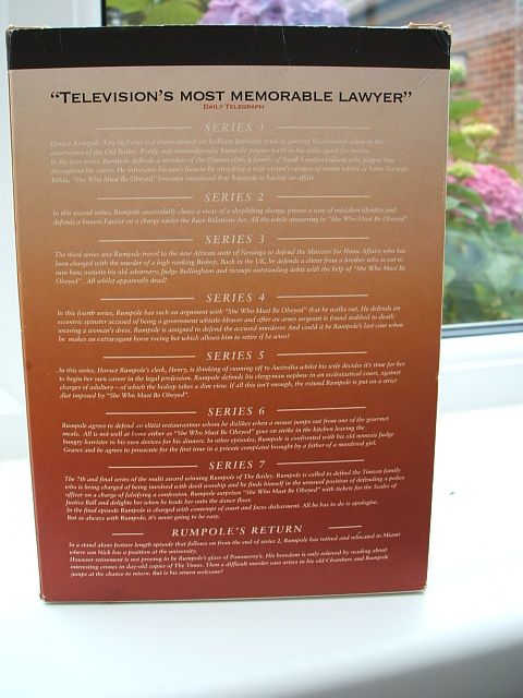 Rumpole of the Bailey - The Complete Series 15 Disc DVD Box Set 