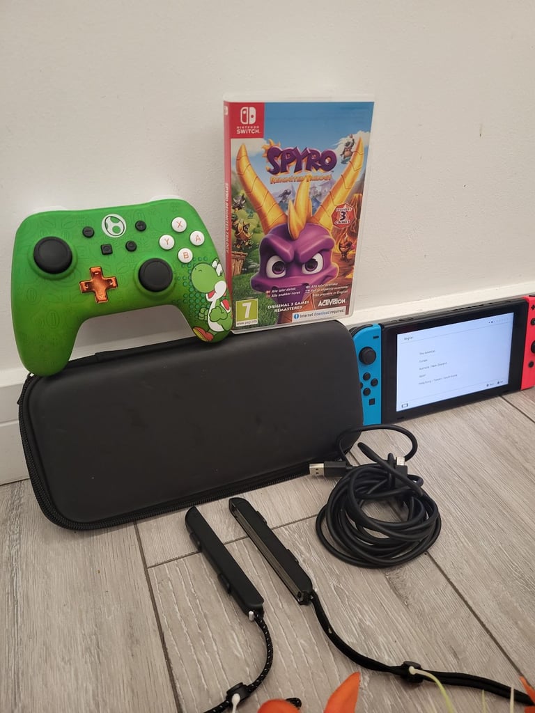 image for Nintendo switch with yoshi controller 