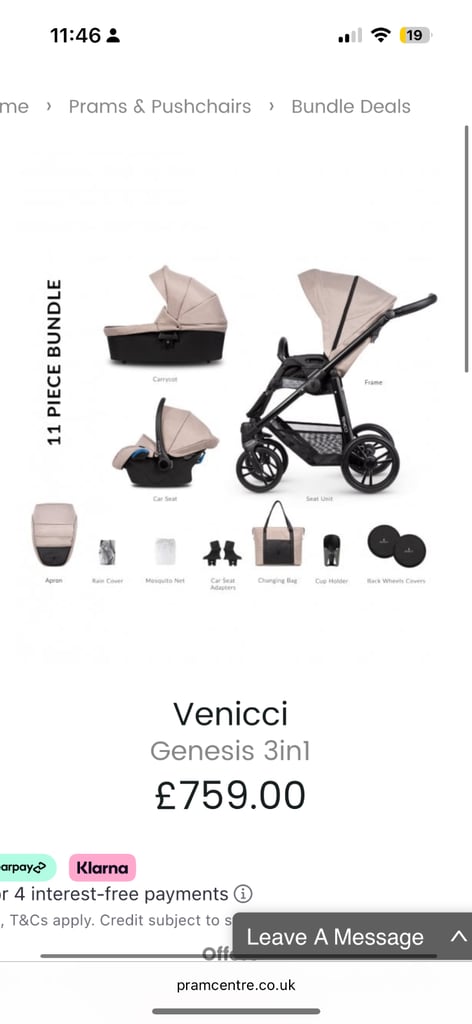 Venicci Pram 3 in 1