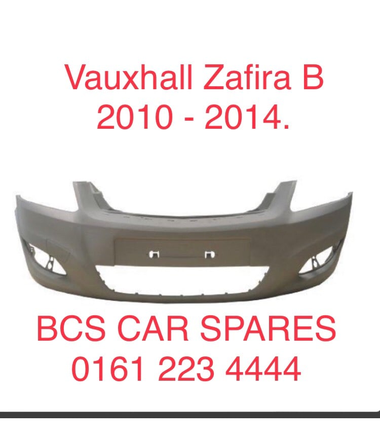 Vauxhall Zafira Front Bumper. New. Facelift. 2010 - 2014. 