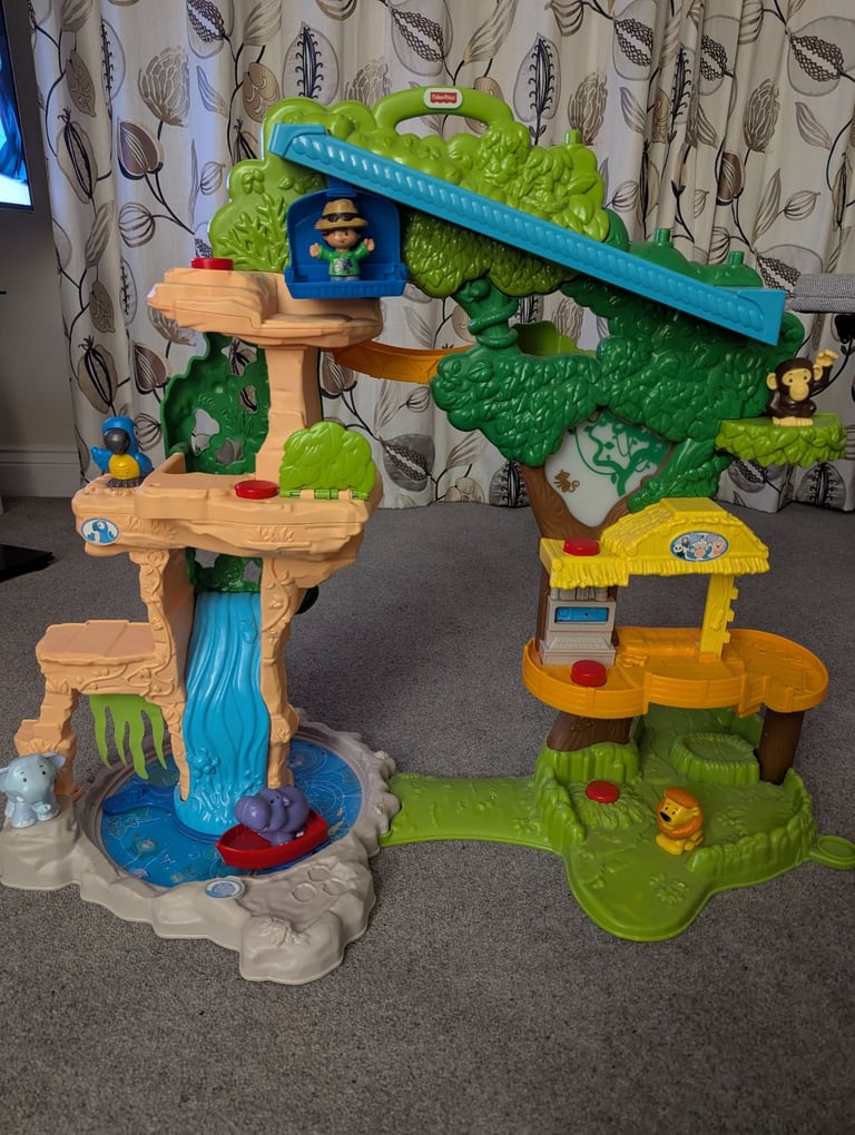 image for Fisher Price interactive jungle play set.