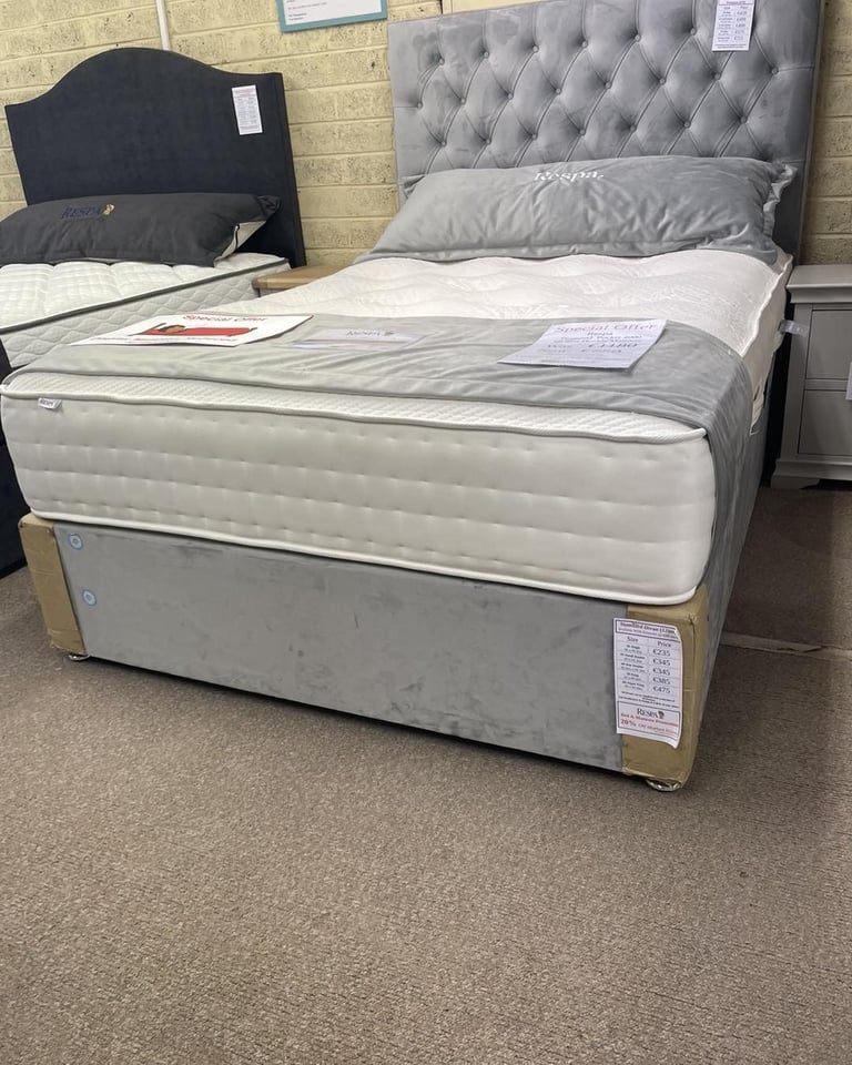  Premium Quality Double 🌟 Divan Bed | Deep Storage Drawers **