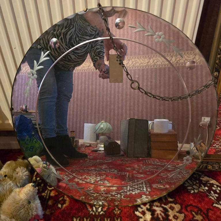image for Very old vintage mirror 
