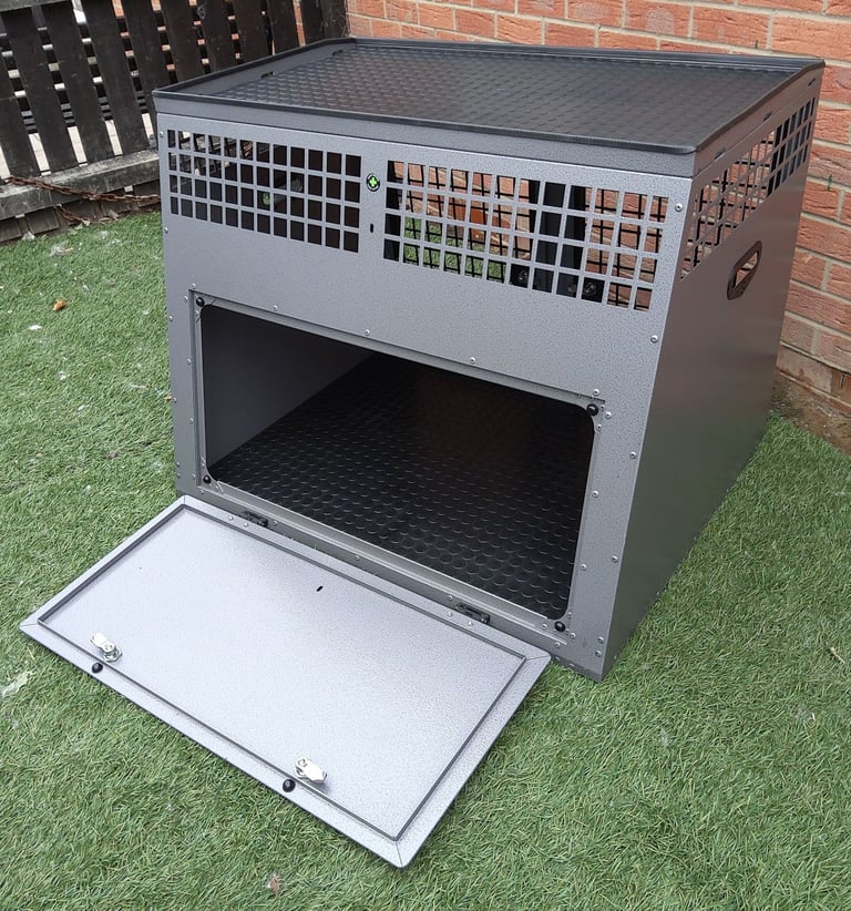 TransK9 ( B4 ) Transport double dog cage (Lockable & Crash Tested) Trans K9