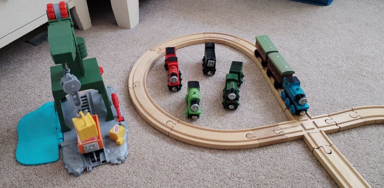 Wooden Train Set with Thomas the Tank Engine, Fairies & Animals