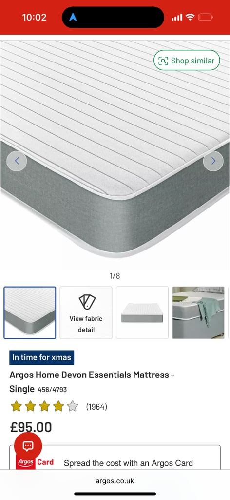 2x Single Mattresses 