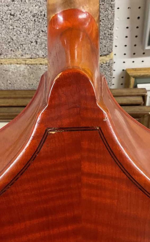 Double Bass - EBERHARD MEINEL full size w pickup, bag & stand - excellent condition - £2475ovno
