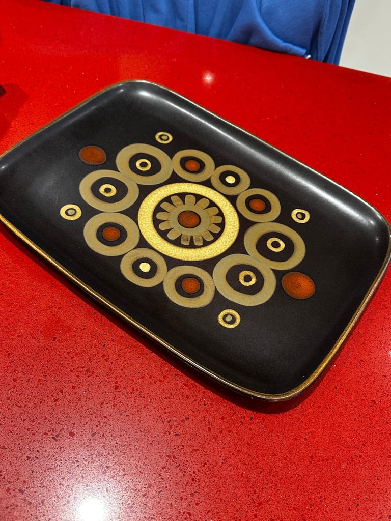 image for Vintage 1970s Denby arabesque table ware large Collection 