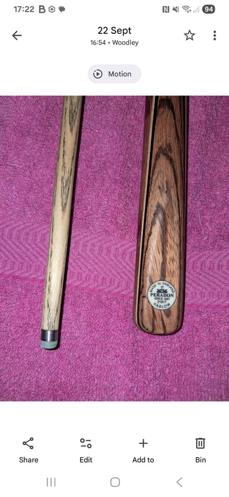 image for Peradon harlow snooker cue