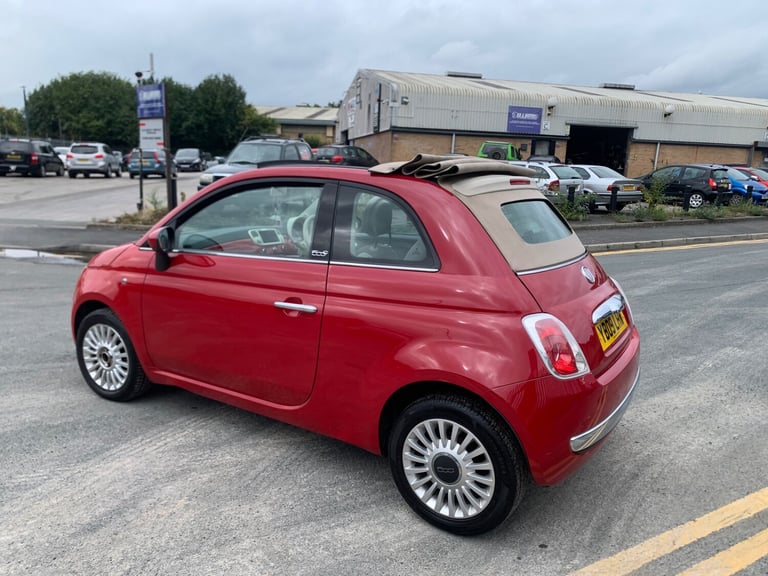 2009 Fiat 500 1.2 Lounge 2dr [Start Stop] CONVERTIBLE Petrol Manual