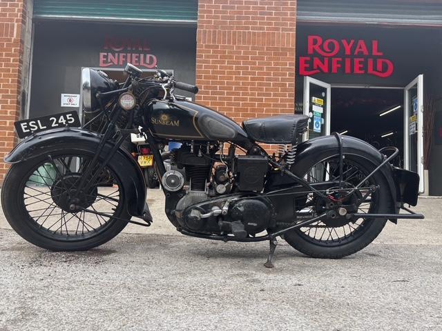 1936 SUNBEAM MODEL 9 500CC CLASSIC MOTORCYCLE