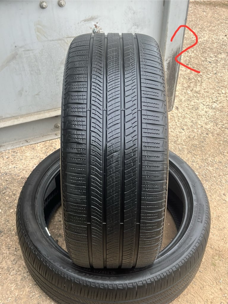 285 45 R22 114Y PIRELLI SCORPION ZERO M+S PART WORN 5-6 MM 
