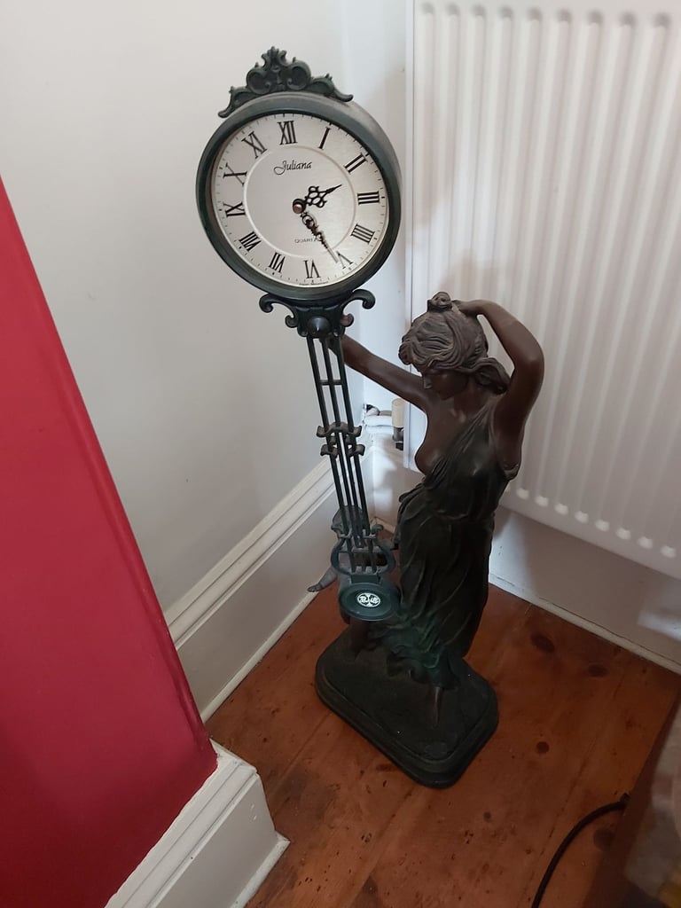 image for Juliana quartz swinging pendulum  clock 