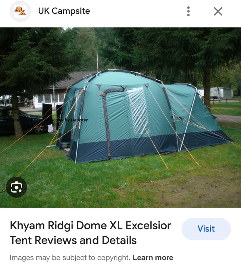 Khyam 4 person tent and utility tent