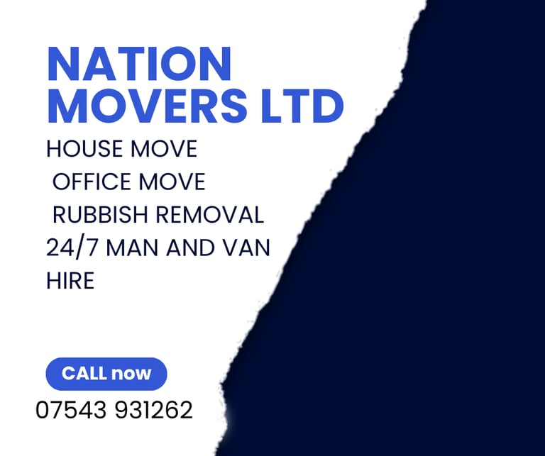 24/7 MAN AND VAN HIRE HOUSE OFFICE PIANO FURNITURE MOVE AND CLEARANCE SERVICE UK