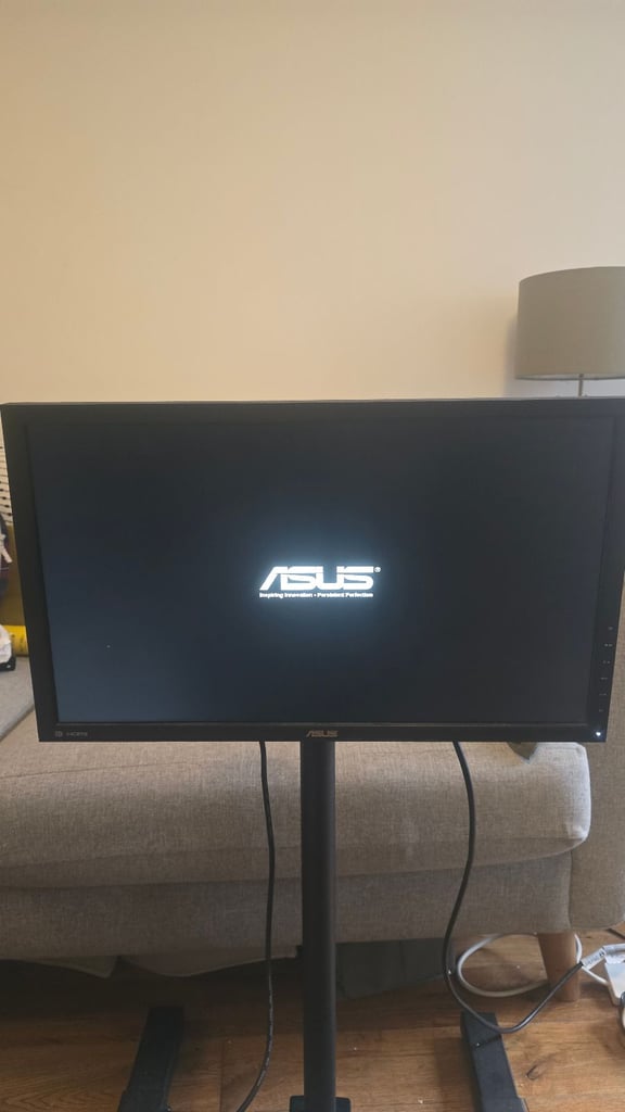 image for Asus 23inch desktop monitor on height adjustable stand