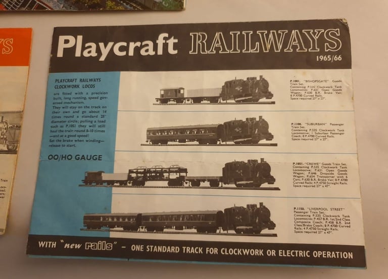 Playcraft International model railways Catalogues 