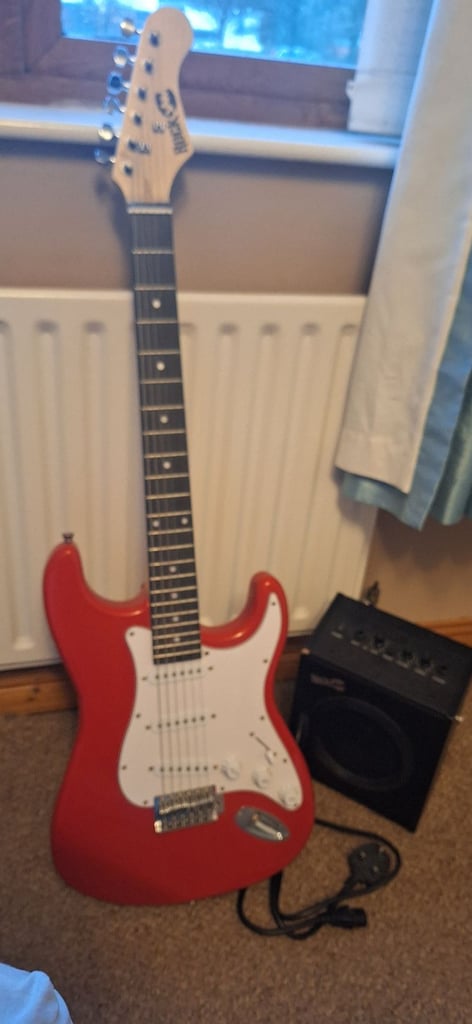 image for Rock Jam electric guitar and amp