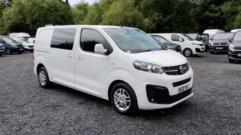 2020 Vauxhall Vivaro Crew Van L1 2.0 Turbo D 120 PS Sportive 3100 Double Cab 6 SEAT SWB With Air ...