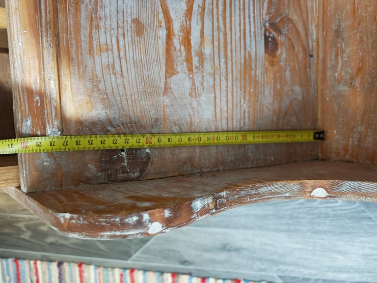 Antique shelves/storage/drawers