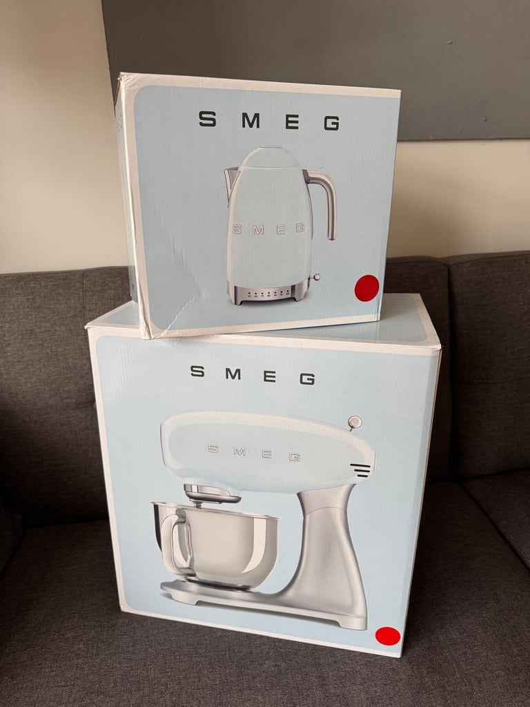 image for SMEG RED Stand mixer and  RED kettle