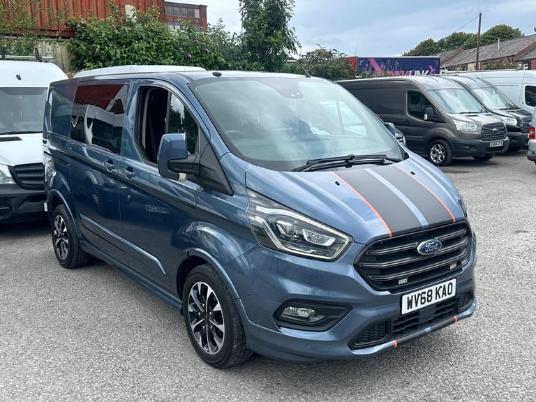 2019 Ford Transit Custom 2.0 TDCi 170ps Low Roof D/Cab Sport Van Auto PANEL VAN DIESEL Automatic