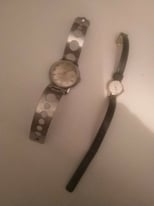 Men's 1970 Timex (rare), and woman's Pulsar watch central London bargain