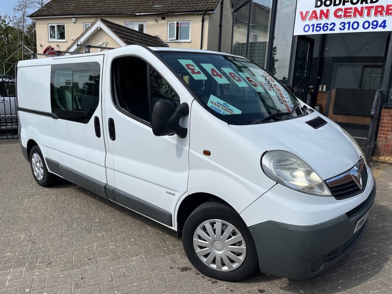 2013 Vauxhall Vivaro 2.0CDTI [115PS] Doublecab 2.9t Euro 5 PANEL VAN Diesel Manual