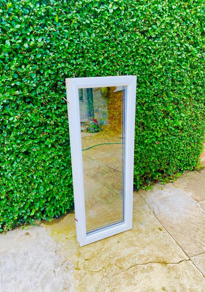 UPVC Window Double Glazed Panel Window (2 Available) *Can Be Used Sideways*