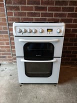 Hotpoint Double Oven With 4 Burner Gas Hob