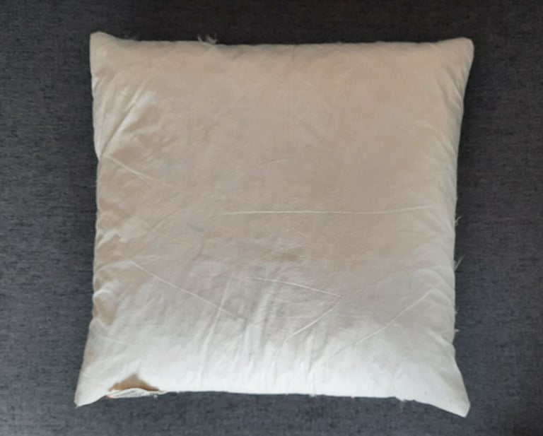 40x40cm, 16x16" Goose Feather Cushion Filler Pillow