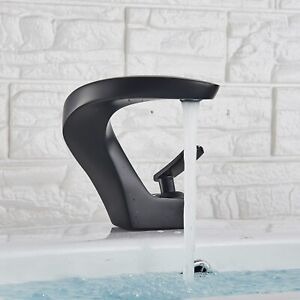 image for New Black Monobloc Basin Mixer Tap RRP £130 Our Price £90