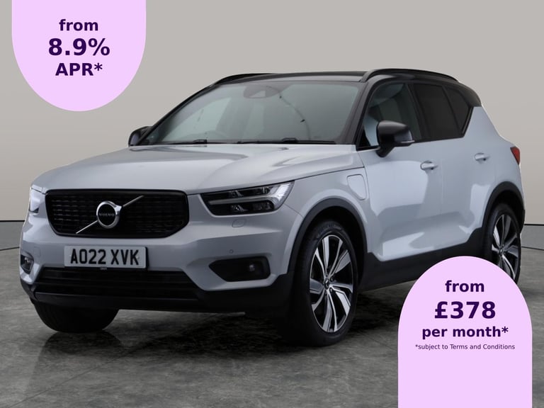 2022 Volvo XC40 1.5h T5 Recharge 10.7kWh Ultimate Dark SUV 5dr Petrol Plug-in Hybrid Auto E Suv P...
