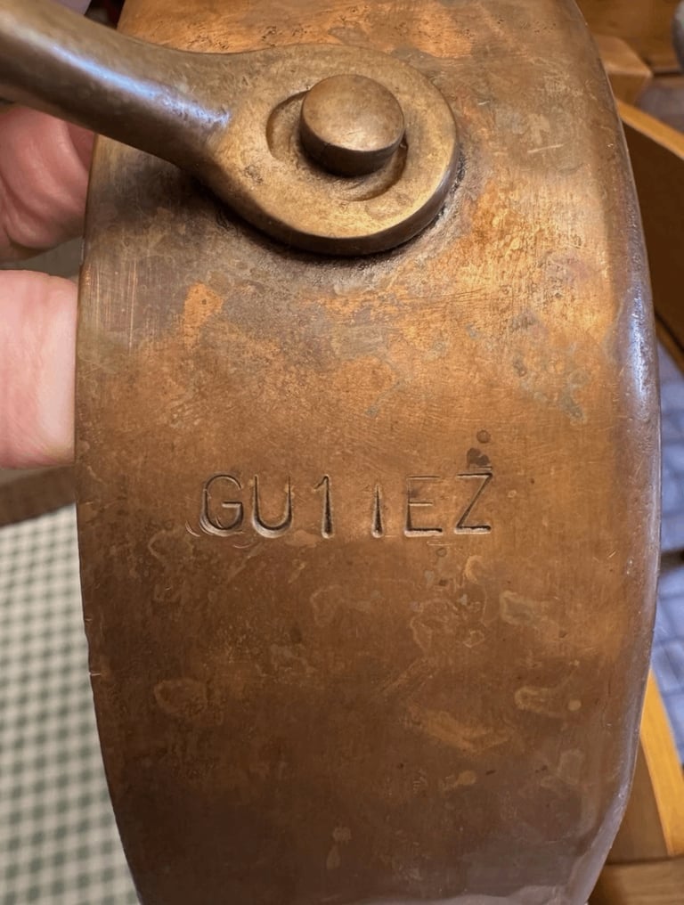 Heavy Vintage copper cooking pots 