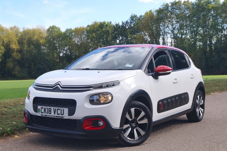 2018 Citroen C3 1.2 Petrol Flair Puretech S/S💥ULEZ FREE! 12-MOT 2-Owner 2-Key CarPlay